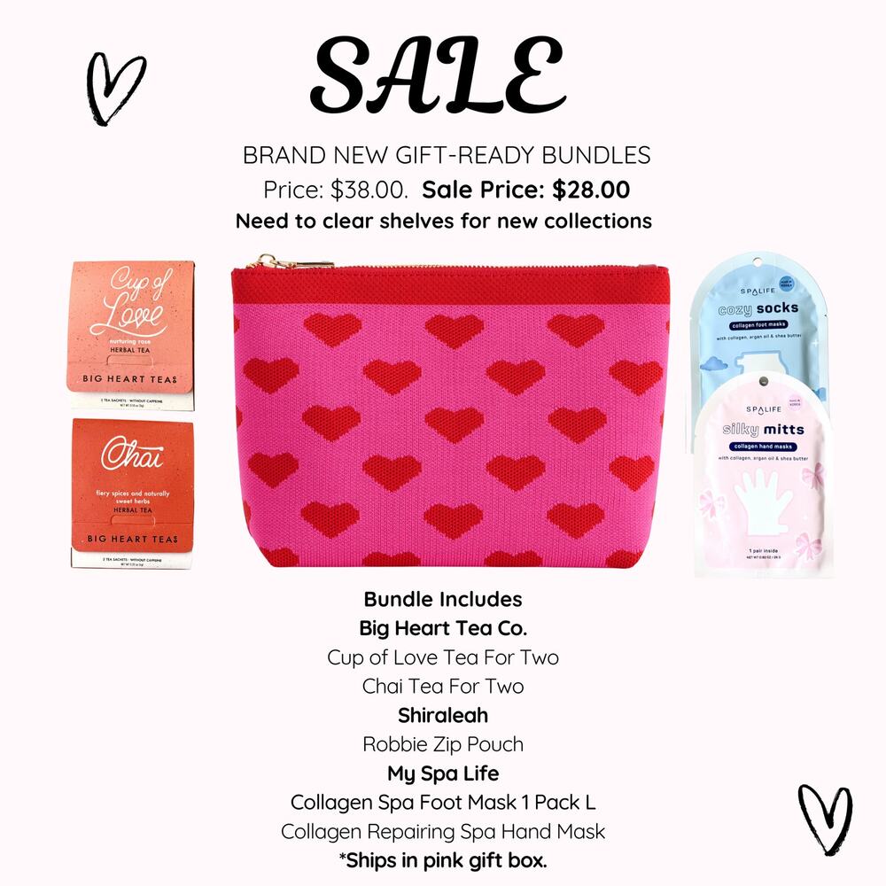 Heart Pouch Spa Bundle